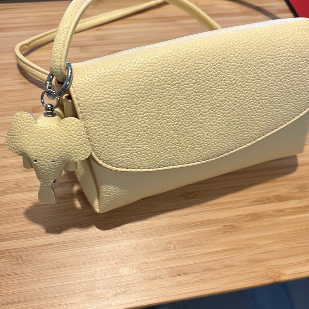 Yellow purse crossbody bag